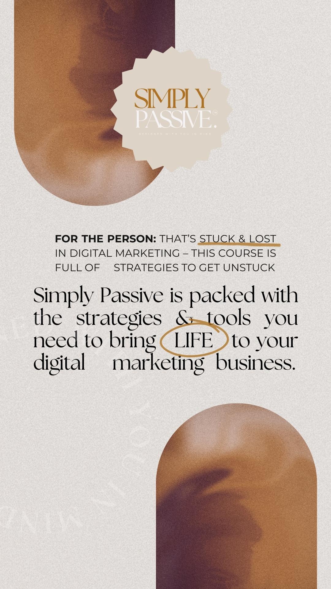 Simply Passive - Digital Marketing Course (MRR)